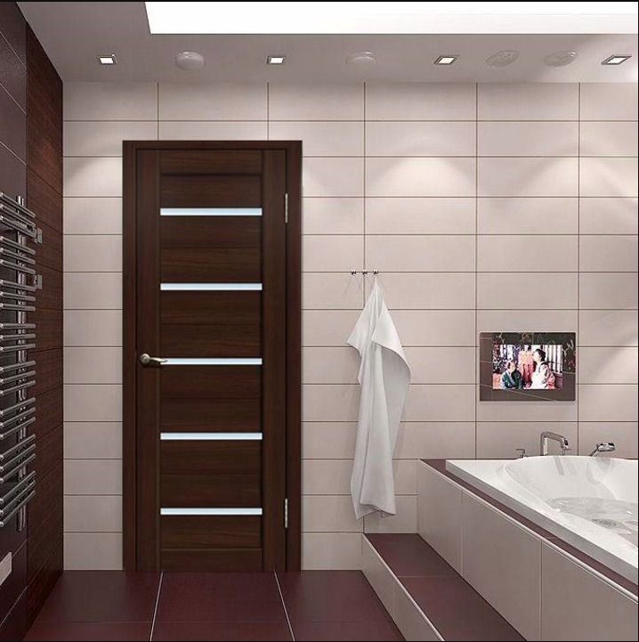 Установка двери в ванной и туалете