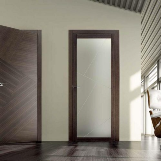 Стеклянные или глухие двери?