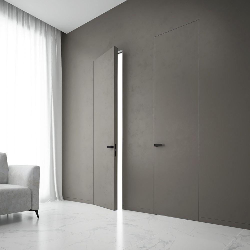 картинка Скрытая дверь в ЭМАЛИ открывание на себя 42мм от магазина ДвериКо